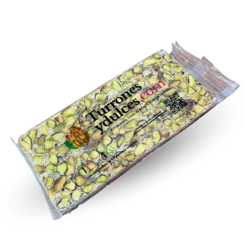 Turrón de Pistacho Artesano, 300gr