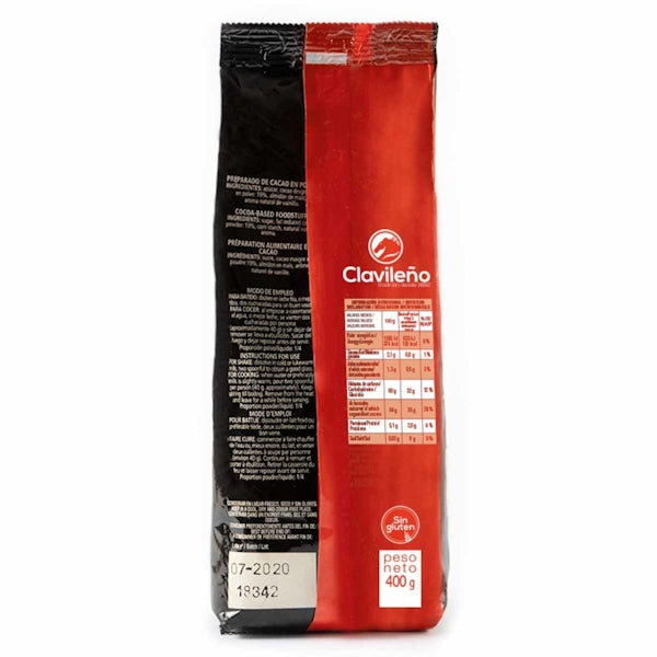 Preparado Cacao en Polvo a la Taza 400g - Chocolates Clavileño