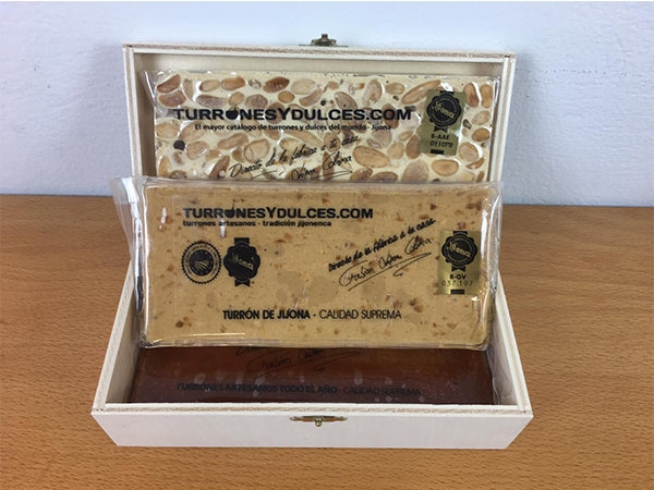 Caja Madera para Turrones