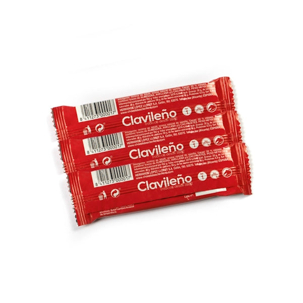 Chocolatinas con Leche 20g - Chocolates Clavileño (1 caja * 30 chocolatinas)