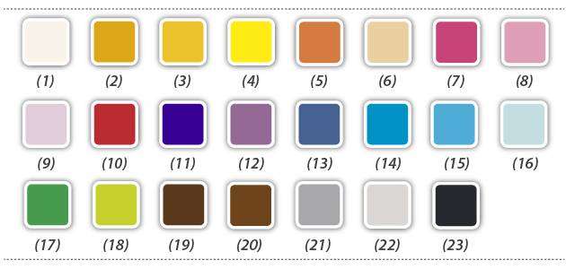 Paleta Colores Cubo Fondant