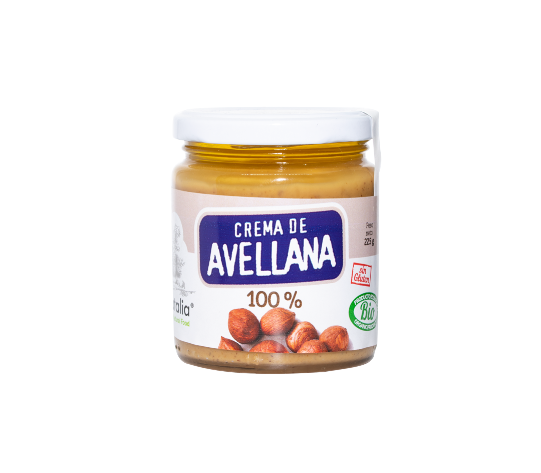 Crema de Avellana Ecológica BIO Delicatalia 225g