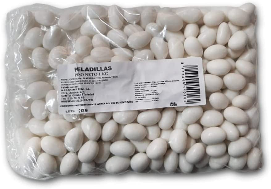 peladillas a granel blancas rellenas