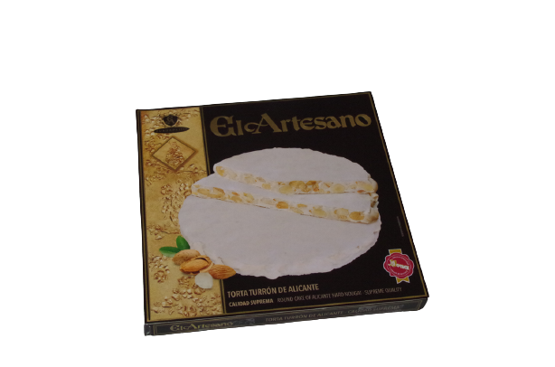 Torta de turrón de Alicante 200 gr - Selección Exclusiva - Turrones El Artesano