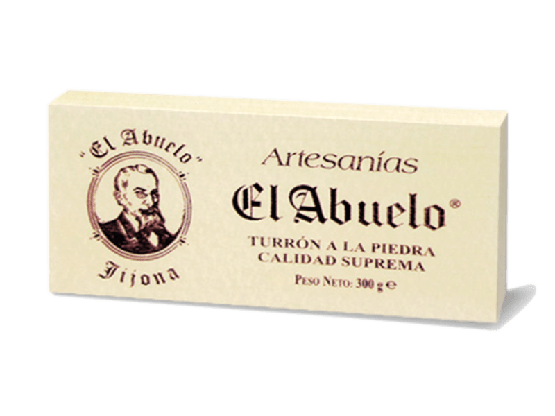 Turrón a la Piedra Artesano – caja de madera 300 g