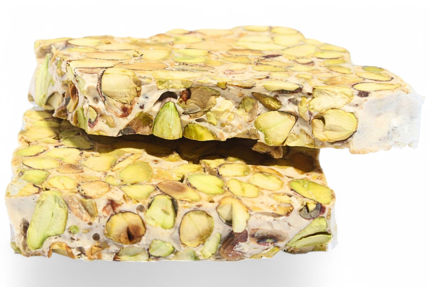 Turrón duro de pistacho a la sal, 200gr