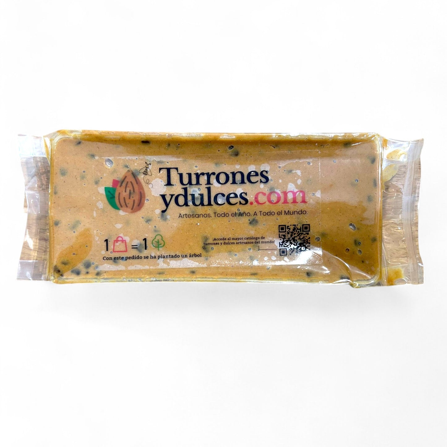 Turron a la piedra con trozos de chocolate 2