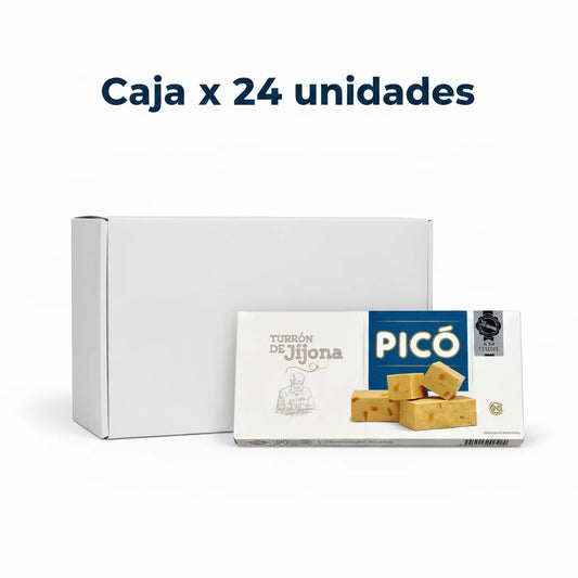 Caja de Turrón de Jijona Calidad Extra Picó de 24 unidades