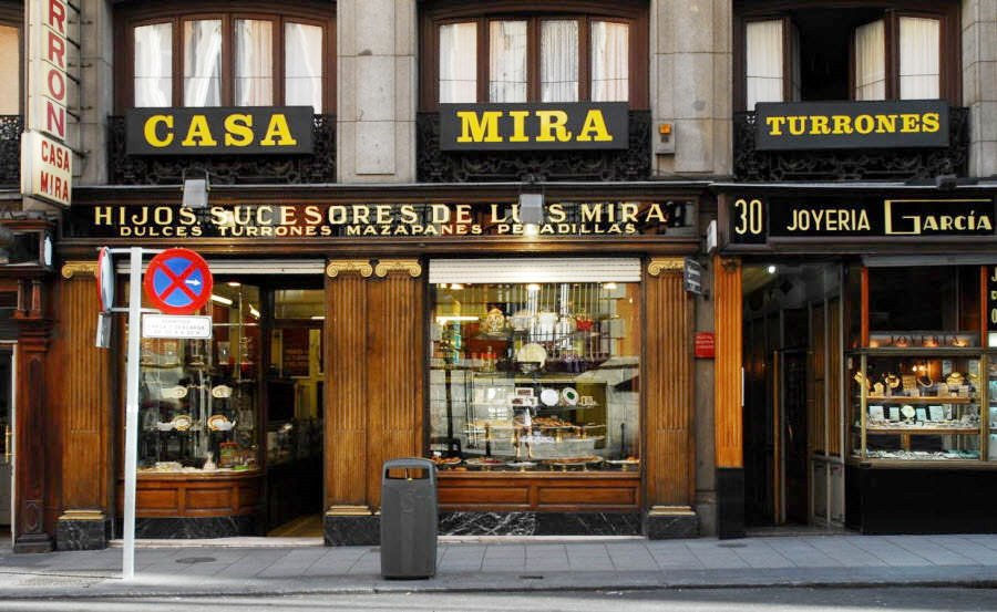 Casa Mira, tienda de turrones en Madrid