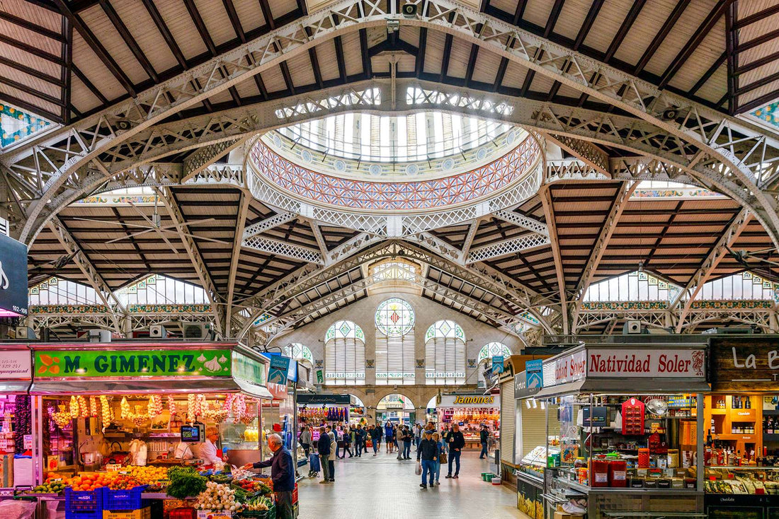 Interior del Mercado Central de Valencia