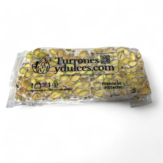 Turrón duro de pistacho a la sal de Turrones Fabián