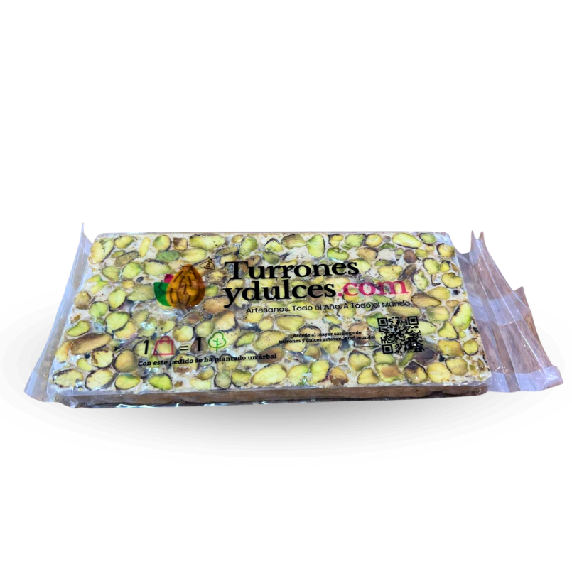 Turrón de Pistacho Artesano, 300gr
