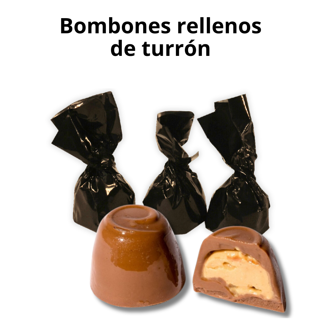 CAJA LOTE SURTIDO - BOMBONES RELLENOS DE TURRÓN
