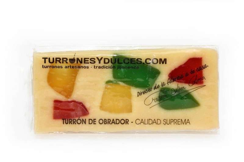 Turrón de fruta 300 gramos