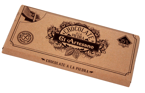 Turron de chocolate a la piedra (a la taza) en barra de 150 gramos