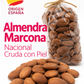 Almendra Marcona Nacional cruda con piel - formato y origen España