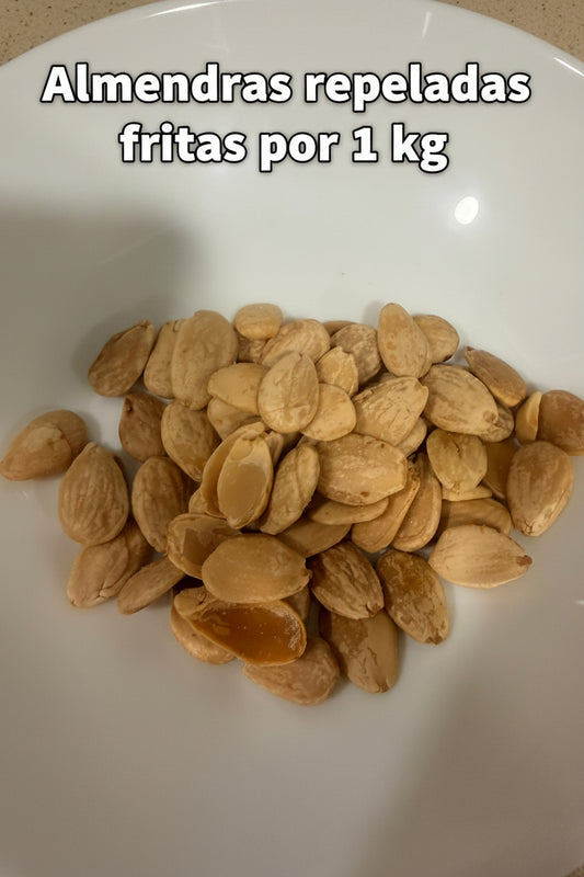Almendras fritas a granel  por 1 kg