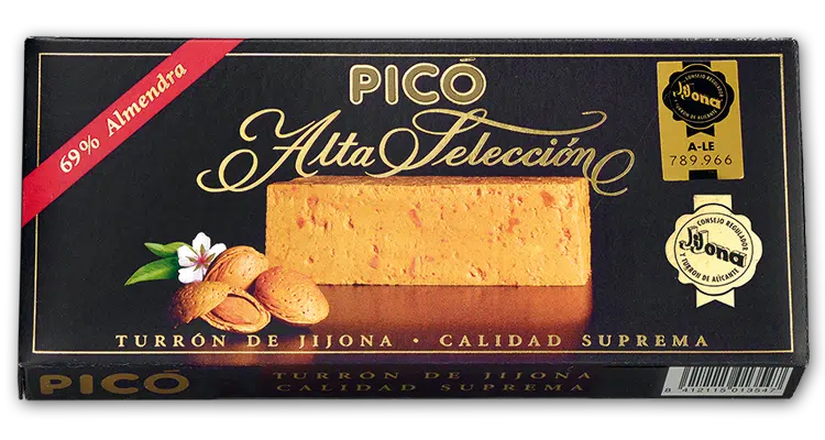 turron de jijona marca pico alta seleccion