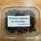 pistacho cubierto de chocolate negro por 150 g