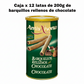 12 unidades en caja de barquillos rellenos de chocolate x 200g