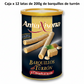 12 unidades en caja de barquillos de turrón 200g Antiu Xixona