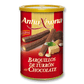 Barquillos de chocolate y turron
