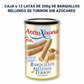 12 unidades en caja de barquillos de turrón sin azúcares añadidos