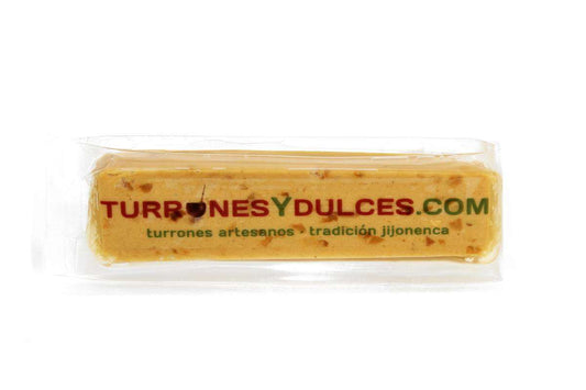 Porciones 50 gramos de Turrón Individual de Jijona artesano