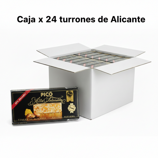 caja-por-24-turrones-alicante-Pico-alta-seleccion-200g