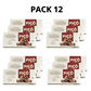 12 UNIDADES DE TURRON DE CHOCOLATE CON ALMENDRAS PICO 250GRS