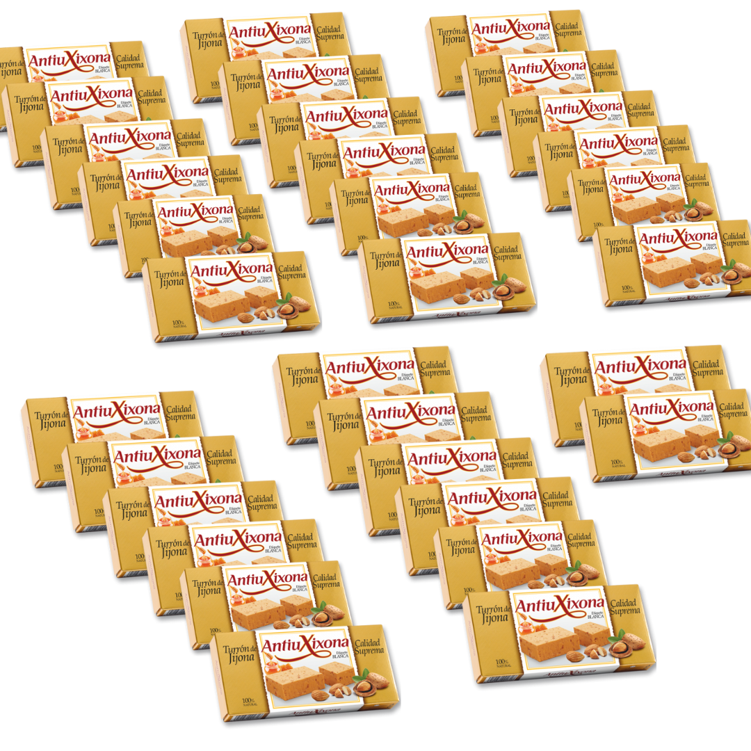 Turrón de Jijona (blando) Antiu Xixona Etiqueta Blanca