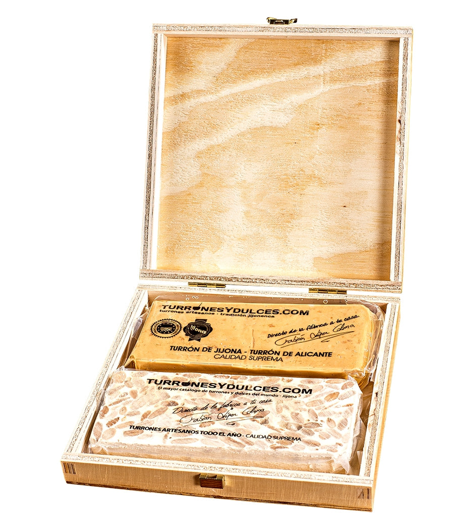 Caja Madera turrones