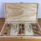 Caja Madera con Tapa para lote cinco Turrones