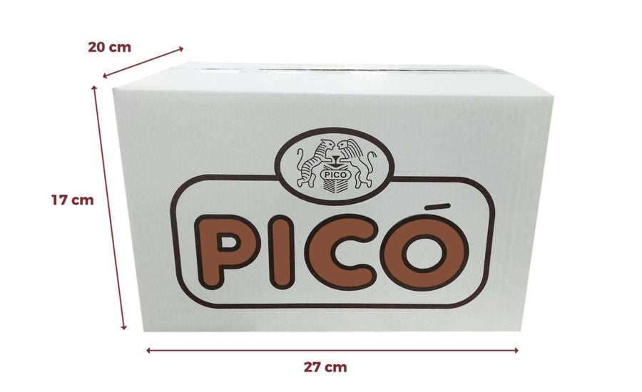 CAJA DE TURRON DE CHOCOLATE CON ALMENDRAS PICO 200 GRS