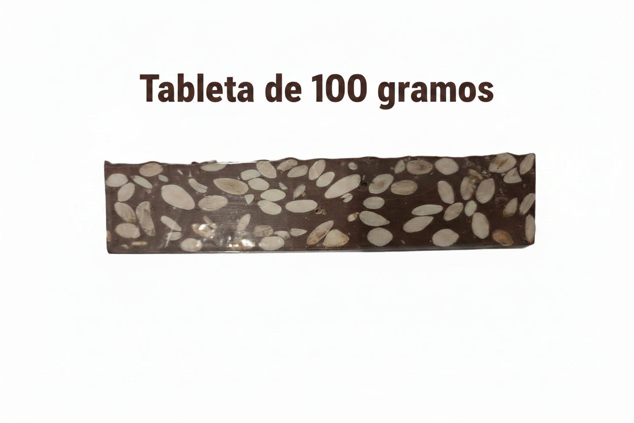 chocolate con almendras de jijona