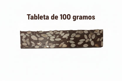 chocolate con almendras de jijona