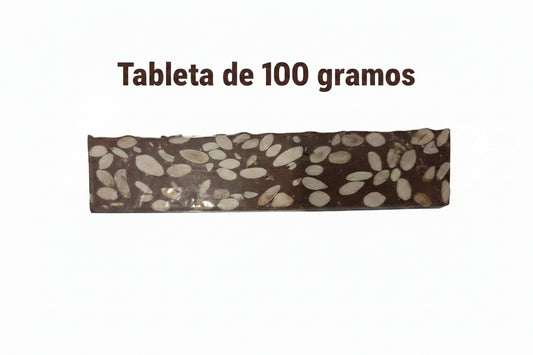 chocolate con almendras de jijona