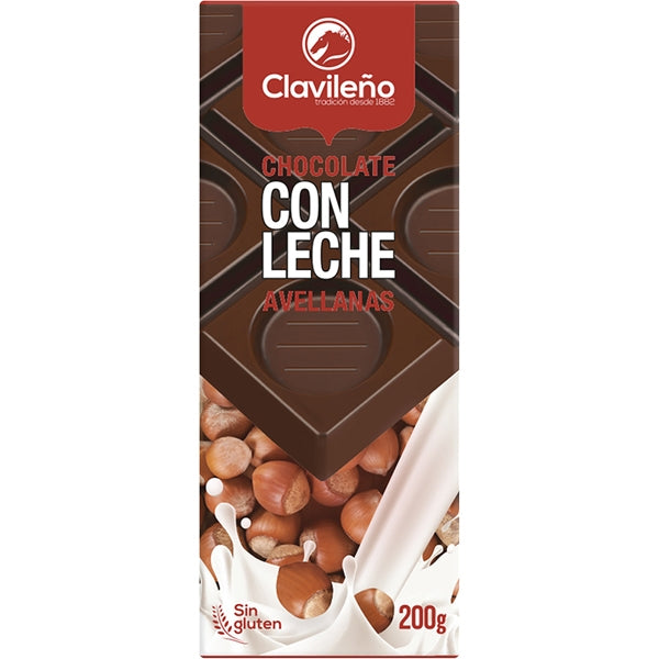 Chocolate con Leche y Avellanas 200g - El Clavileño