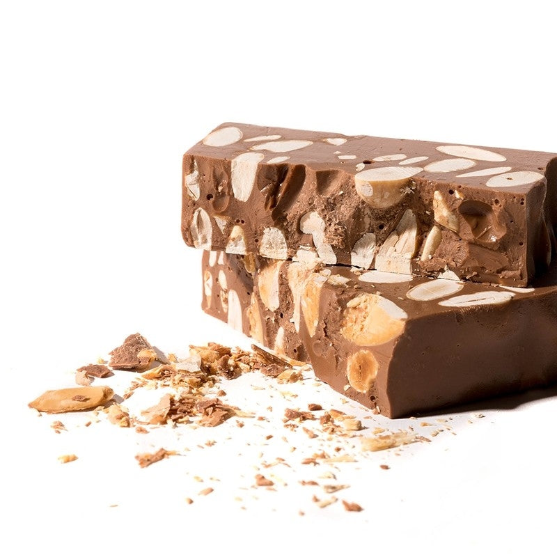 chocolate con leche y almendras Jijona