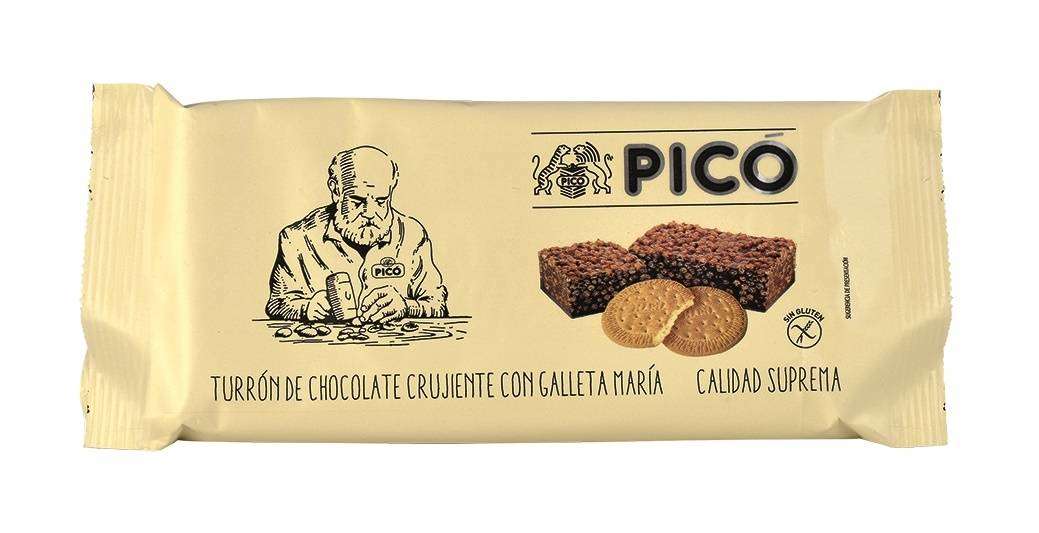 TURRON DE CHOCOLATE CRUJIENTE PICO GALL MARIA 200 GRS