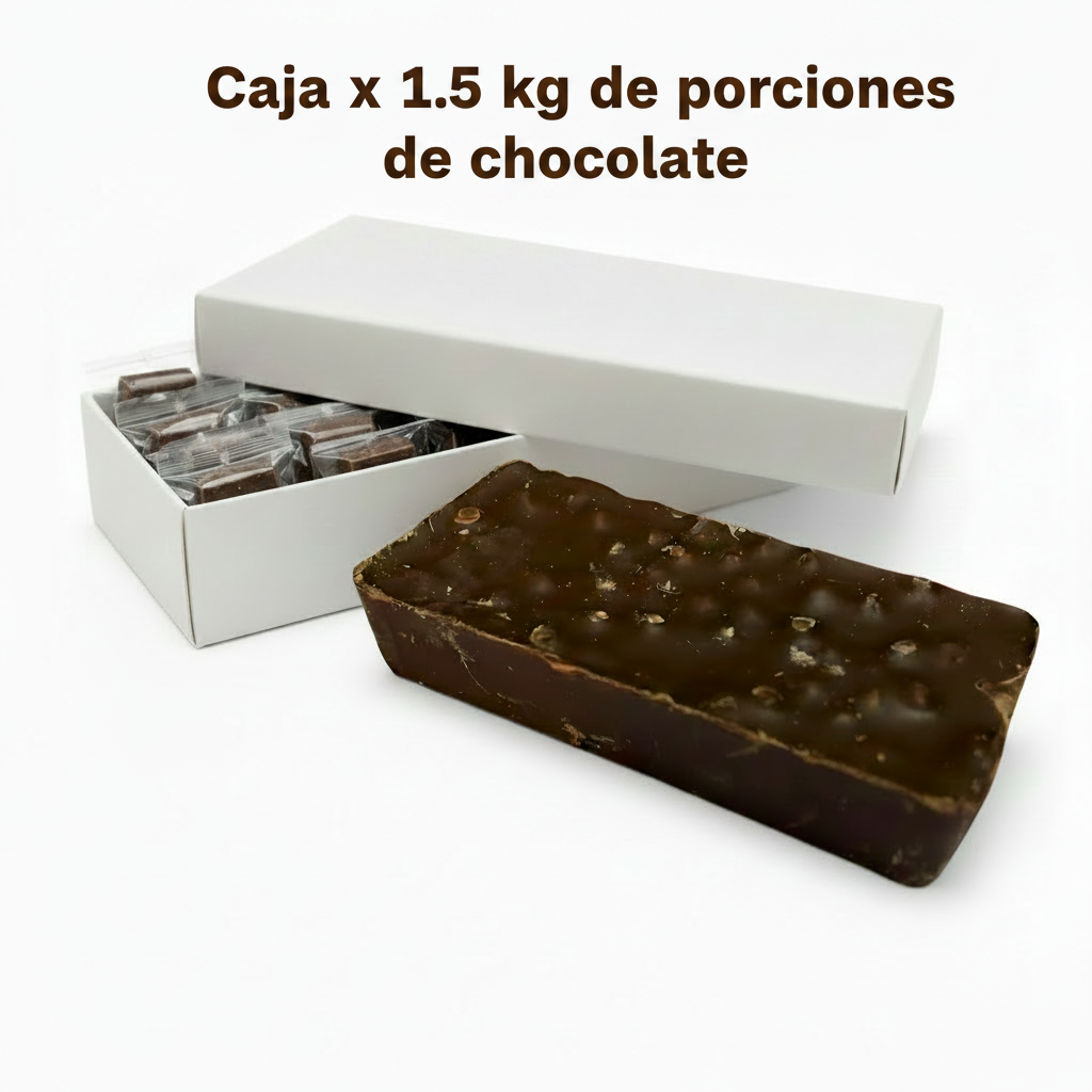 porciones de Chocolate Crujiente