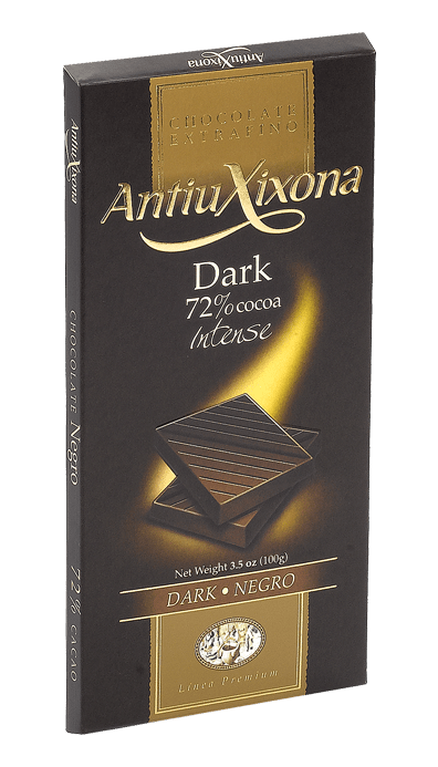 Chocolate Negro 72% Antiu Xixona Premium en Caja de 30 Unidades