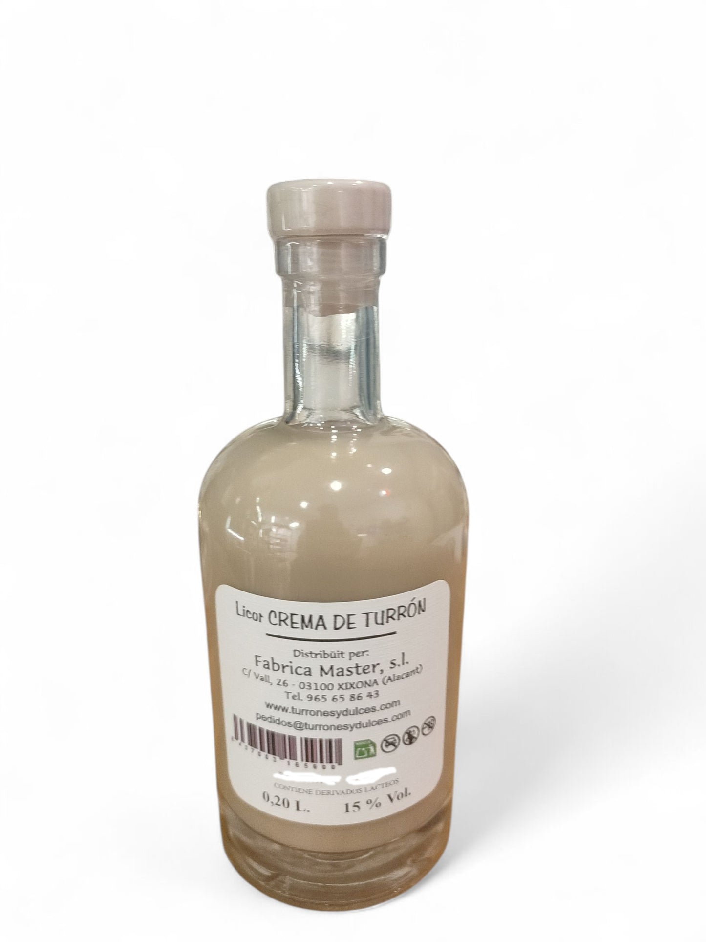 Licor de Crema de Turrón 0,2L - Turrones Fabian