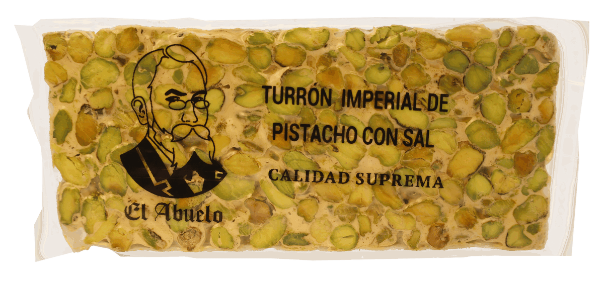 Turrón duro pistacho con sal marina El Abuelo 200 g