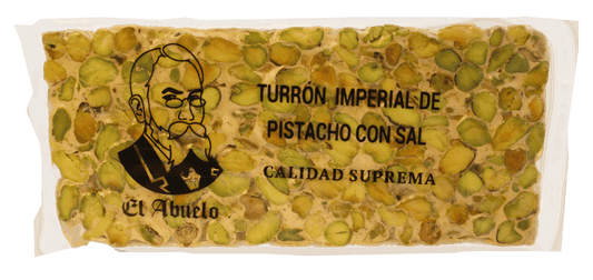 Turrón duro pistacho con sal marina El Abuelo 200 g