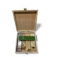 Estuche madera de 4 miniturrones de 100g