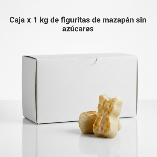 Figuritas de Mazapán sin azúcares añadidos