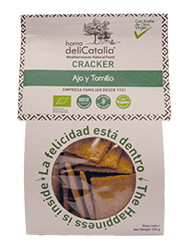 Cracker de ajo y tomillo Eco Orgánico
