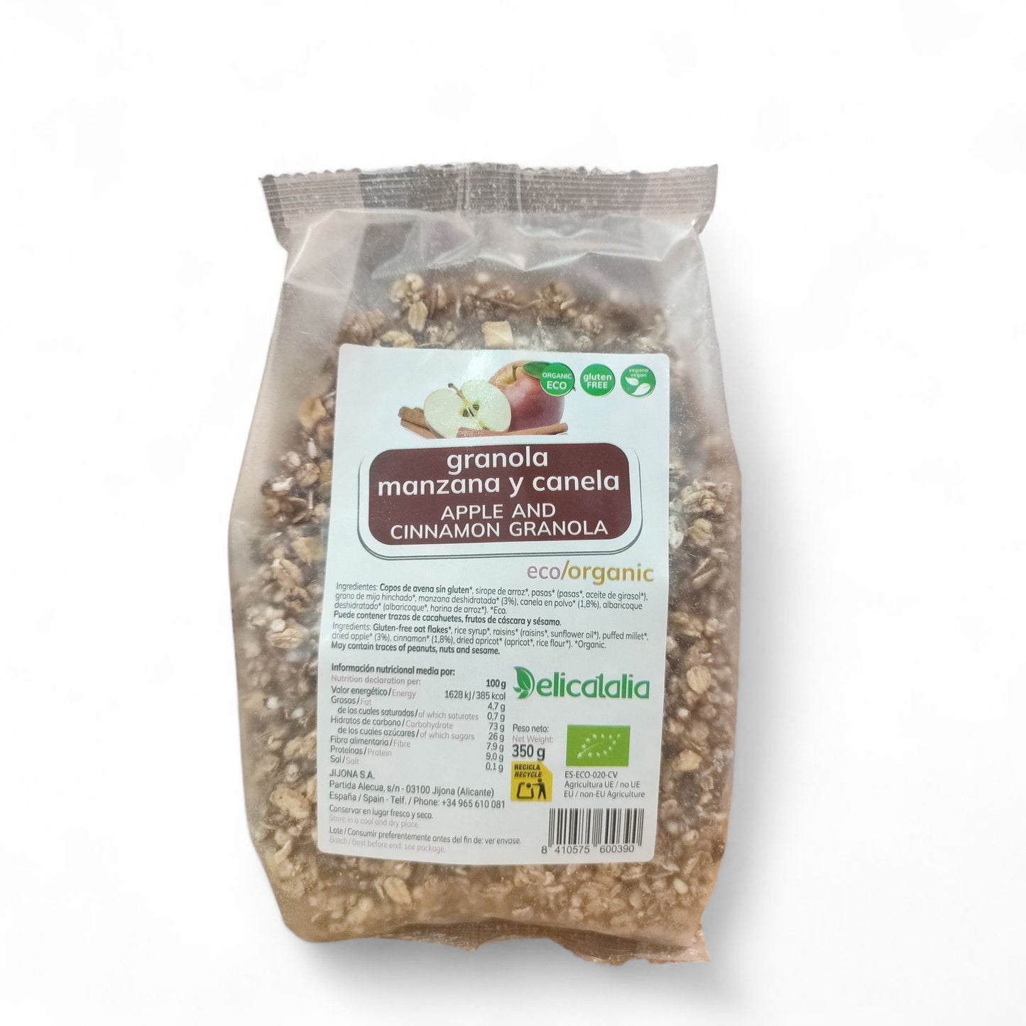 Granola de chocolate y coco Eco Orgánico