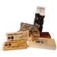 Lote Jijonenco Artesano. Pack con turrones artesanos, bombones y regalo de mazapán. Made in Xixona.